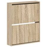 vidaXL Wall-Mounted Shoe Cabinet DELFT 71 x 17 x 86 cm Engineered Wood