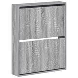 vidaXL Wall-Mounted Shoe Cabinet DELFT 71 x 17 x 86 cm Engineered Wood