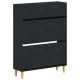 vidaXL Schoenenkast DELFT 78 x 24 x 103 cm Bewerkt hout Wit