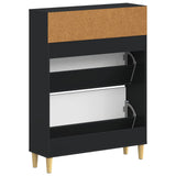 vidaXL Schoenenkast DELFT 78 x 24 x 103 cm Bewerkt hout Wit
