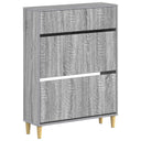 vidaXL Schoenenkast DELFT 78 x 24 x 103 cm Bewerkt hout Wit
