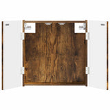 vidaXL Dartboard Cabinet DELFT White 52.5 x 10.5 x 53.5 cm Engineered Wood