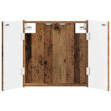 vidaXL Dartboard Cabinet DELFT White 52.5 x 10.5 x 53.5 cm Engineered Wood