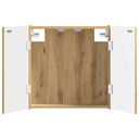 vidaXL Dartboard Cabinet DELFT White 52.5 x 10.5 x 53.5 cm Engineered Wood