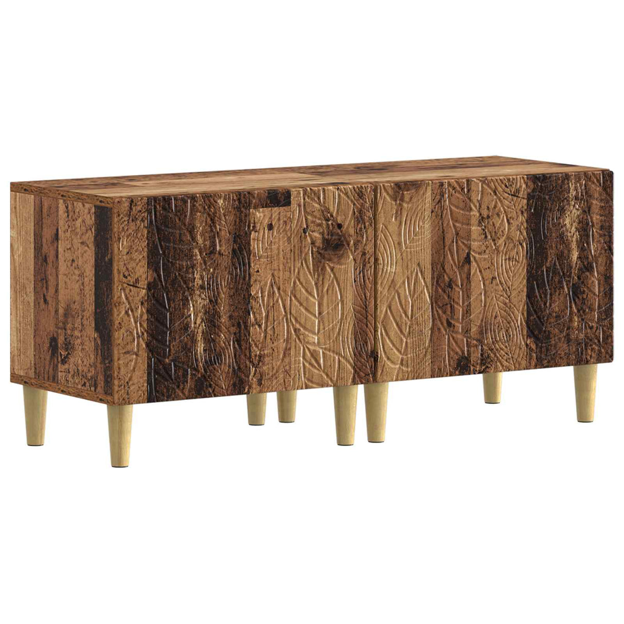 vidaXL Tv-meubel Wit Bewerkt hout