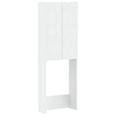 vidaXL Toiletkast DELFT Wit 66 x 25,5 x 190 cm Bewerkt hout