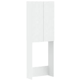 vidaXL Toiletkast DELFT Wit 66 x 25,5 x 190 cm Bewerkt hout
