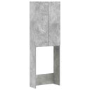 vidaXL Toiletkast DELFT Wit 66 x 25,5 x 190 cm Bewerkt hout
