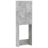 vidaXL Toiletkast DELFT Wit 66 x 25,5 x 190 cm Bewerkt hout