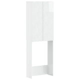vidaXL Toiletkast DELFT Wit 66 x 25,5 x 190 cm Bewerkt hout