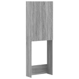 vidaXL Toiletkast DELFT Wit 66 x 25,5 x 190 cm Bewerkt hout