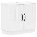 vidaXL Wastafel kabinet voor de badkamer HOORN Wit 59,5 x 31,5 x 56 cm