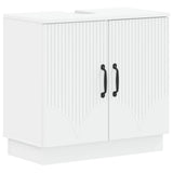 vidaXL Wastafel kabinet voor de badkamer HOORN Wit 59,5 x 31,5 x 56 cm