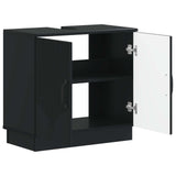 vidaXL Wastafel kabinet voor de badkamer HOORN Wit 59,5 x 31,5 x 56 cm