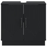 vidaXL Wastafel kabinet voor de badkamer HOORN Wit 59,5 x 31,5 x 56 cm