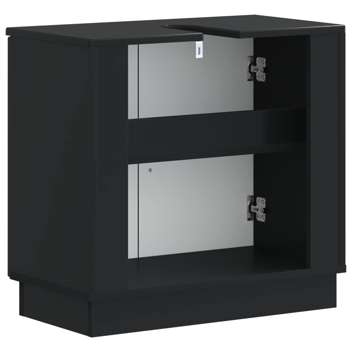 vidaXL Wastafel kabinet voor de badkamer HOORN Wit 59,5 x 31,5 x 56 cm