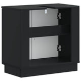 vidaXL Wastafel kabinet voor de badkamer HOORN Wit 59,5 x 31,5 x 56 cm