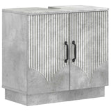 vidaXL Wastafel kabinet voor de badkamer HOORN Wit 59,5 x 31,5 x 56 cm