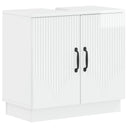 vidaXL Wastafel kabinet voor de badkamer HOORN Wit 59,5 x 31,5 x 56 cm