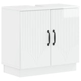 vidaXL Wastafel kabinet voor de badkamer HOORN Wit 59,5 x 31,5 x 56 cm