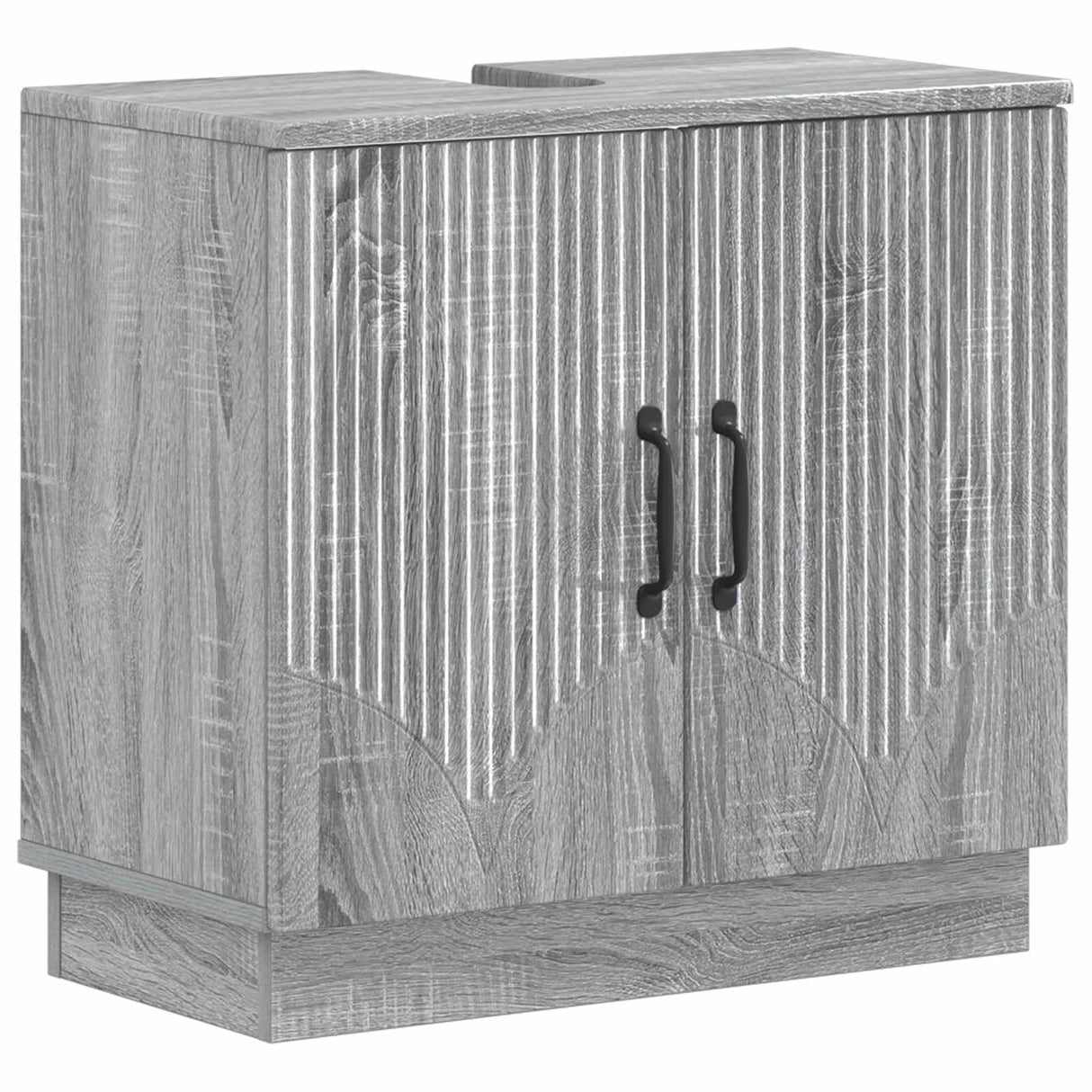 vidaXL Wastafel kabinet voor de badkamer HOORN Wit 59,5 x 31,5 x 56 cm