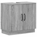 vidaXL Wastafel kabinet voor de badkamer HOORN Wit 59,5 x 31,5 x 56 cm