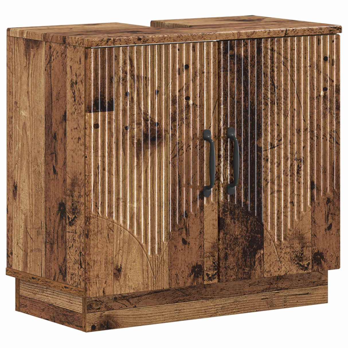 vidaXL Wastafel kabinet voor de badkamer HOORN Wit 59,5 x 31,5 x 56 cm