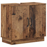 vidaXL Wastafel kabinet voor de badkamer HOORN Wit 59,5 x 31,5 x 56 cm