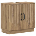 vidaXL Wastafel kabinet voor de badkamer HOORN Wit 59,5 x 31,5 x 56 cm