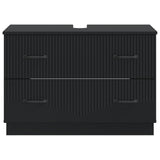 vidaXL Wastafel kabinet voor de badkamer HOORN Wit 82 x 41 x 56 cm