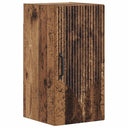 vidaXL Badkamer wandkast HOORN Wit 30 x 31 x 59 cm Bewerkt hout