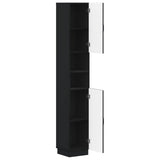 vidaXL Badkamerkast met Open Plank HOORN Wit 30 x 31 x 187 cm