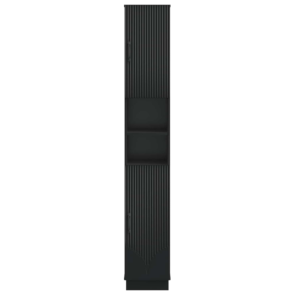 vidaXL Badkamerkast met Open Plank HOORN Wit 30 x 31 x 187 cm