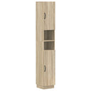 vidaXL Badkamerkast met Open Plank HOORN Wit 30 x 31 x 187 cm