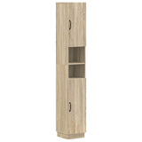 vidaXL Badkamerkast met Open Plank HOORN Wit 30 x 31 x 187 cm