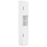 vidaXL Badkamerkast met Open Plank HOORN Wit 30 x 31 x 187 cm