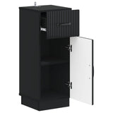 vidaXL Badkamer Opbergkast HOORN Wit 30 x 31 x 77 cm Bewerkt hout