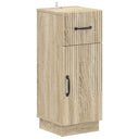 vidaXL Badkamer Opbergkast HOORN Wit 30 x 31 x 77 cm Bewerkt hout