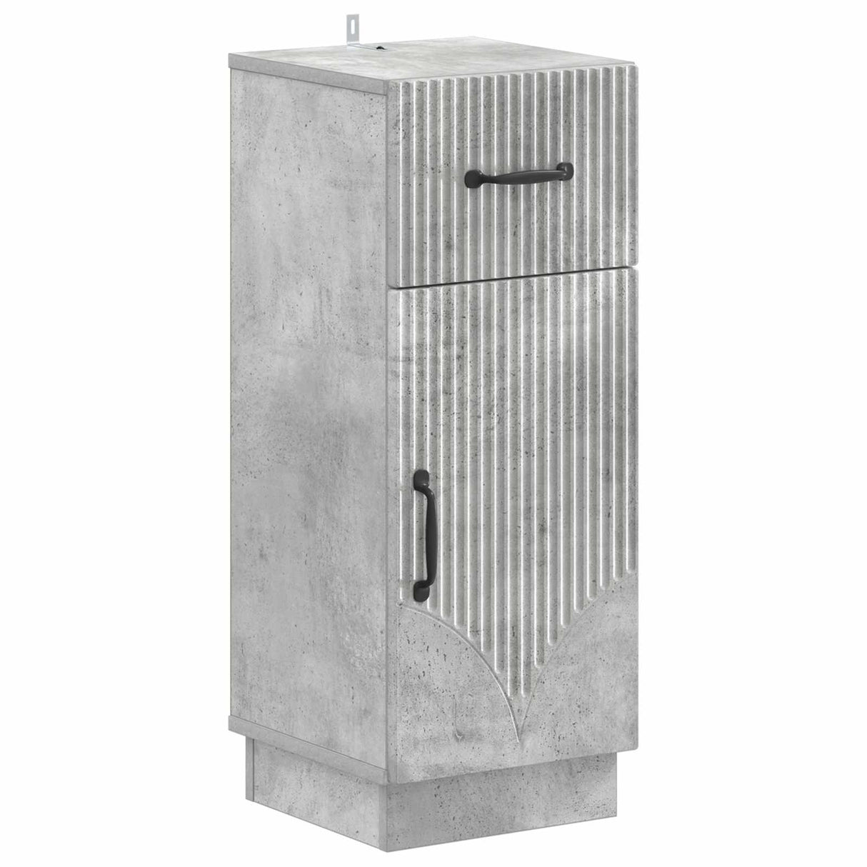vidaXL Badkamer Opbergkast HOORN Wit 30 x 31 x 77 cm Bewerkt hout