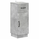 vidaXL Badkamer Opbergkast HOORN Wit 30 x 31 x 77 cm Bewerkt hout