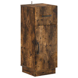 vidaXL Badkamer Opbergkast HOORN Wit 30 x 31 x 77 cm Bewerkt hout