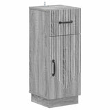 vidaXL Badkamer Opbergkast HOORN Wit 30 x 31 x 77 cm Bewerkt hout