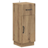 vidaXL Badkamer Opbergkast HOORN Wit 30 x 31 x 77 cm Bewerkt hout