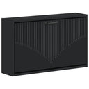 vidaXL Wandgemonteerde Schoenenkast HOORN 71 x 17 x 43 cm Bewerkt hout