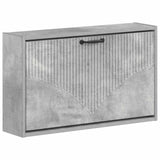 vidaXL Wandgemonteerde Schoenenkast HOORN 71 x 17 x 43 cm Bewerkt hout
