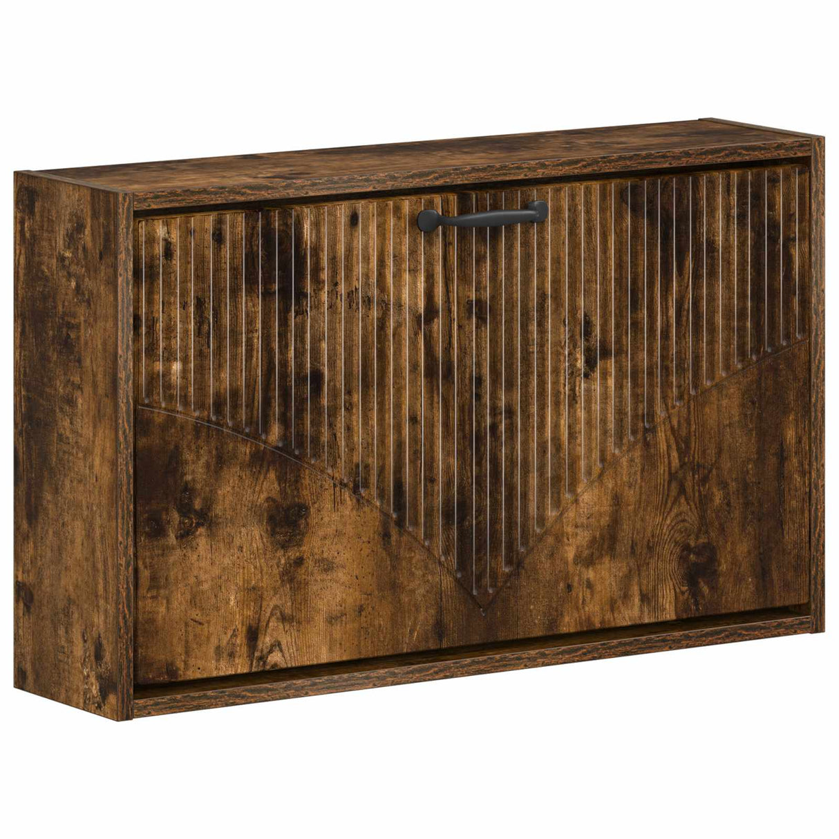 vidaXL Wandgemonteerde Schoenenkast HOORN 71 x 17 x 43 cm Bewerkt hout
