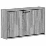 vidaXL Wandgemonteerde Schoenenkast HOORN 71 x 17 x 43 cm Bewerkt hout