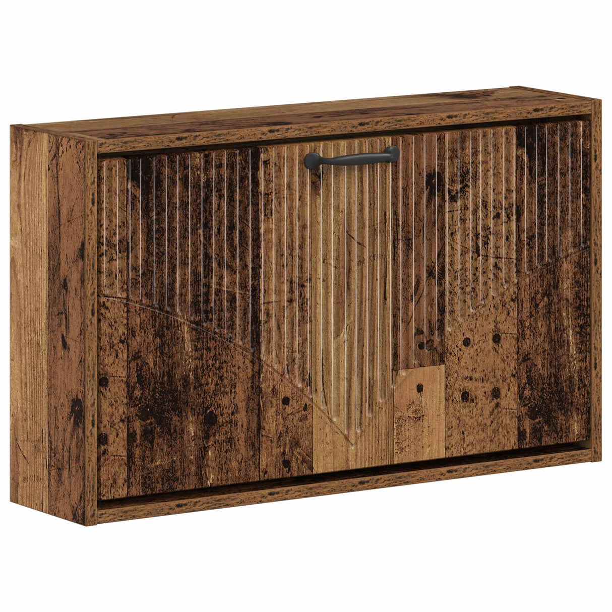 vidaXL Wandgemonteerde Schoenenkast HOORN 71 x 17 x 43 cm Bewerkt hout