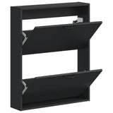 vidaXL Wandgemonteerde Schoenenkast HOORN 71 x 17 x 86 cm Bewerkt hout