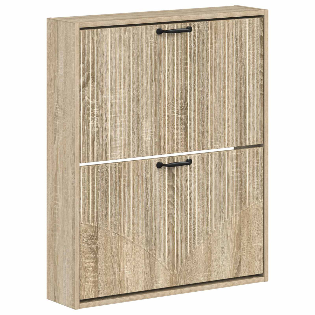 vidaXL Wandgemonteerde Schoenenkast HOORN 71 x 17 x 86 cm Bewerkt hout